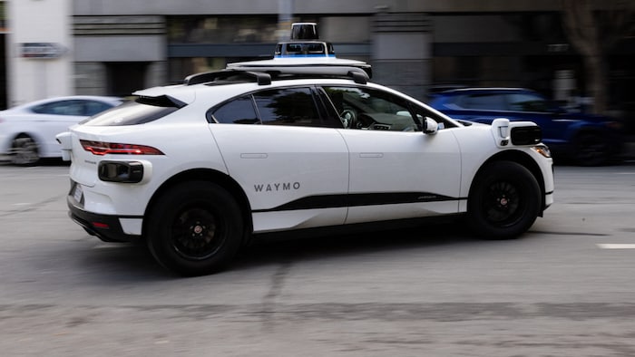 A self-driving cab from Waymo