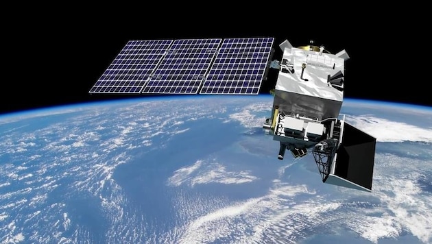 Die hochempfindlichen  Messgeräte des Satelliten werden im All mit Schutzisolierung aus dem Triestingtal vor Hitze und Kälte abgeschirmt (Bild: NASA)