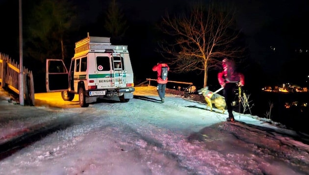 The search in Pertisau went on for hours that night. (Bild: ZOOM.TIROL)