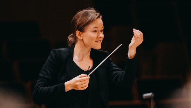 Haben Großartiges geleistet: Dirigentin Katharina Wincor und das Klangforum Wien. (Bild: Katharina Wincor)