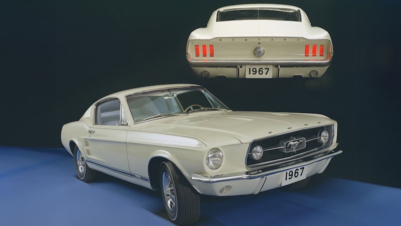 Schon im August 1964 ergänzt der Mustang GT im Fastbackdesign das Programm. Hier das Modell 1967 der Generation 1. (Bild: Ford)