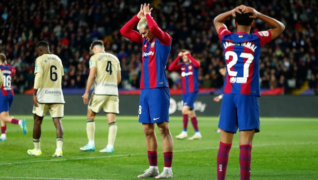 Barca tritt auf der Stelle (Bild: ASSOCIATED PRESS)