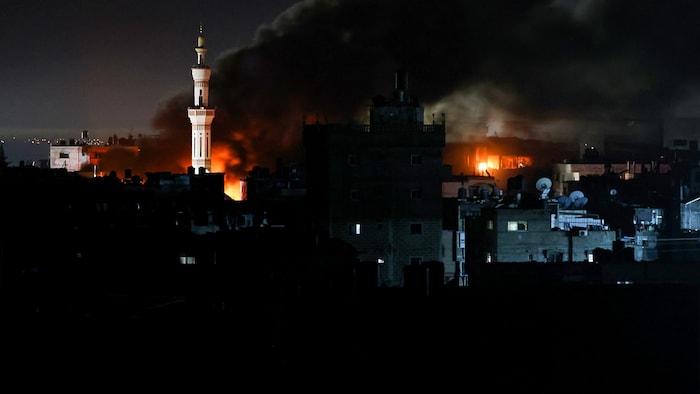 Die Rettungsaktion wurde von massiven Luftangriffen auf Rafah begleitet.