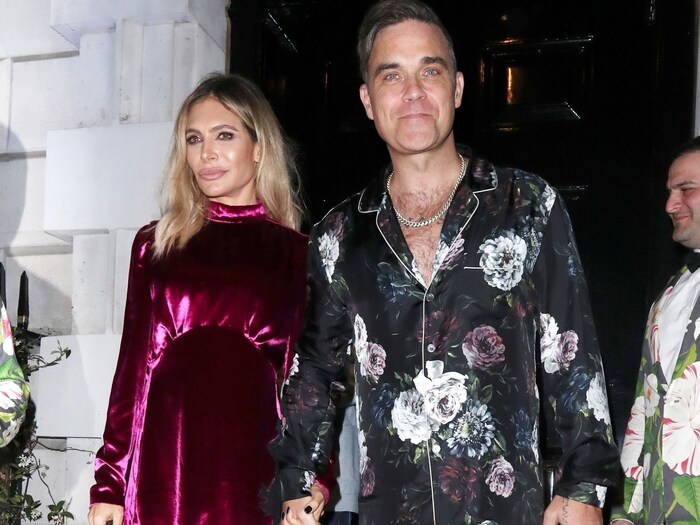 Robbie Williams mit Ehefrau Ayda Field