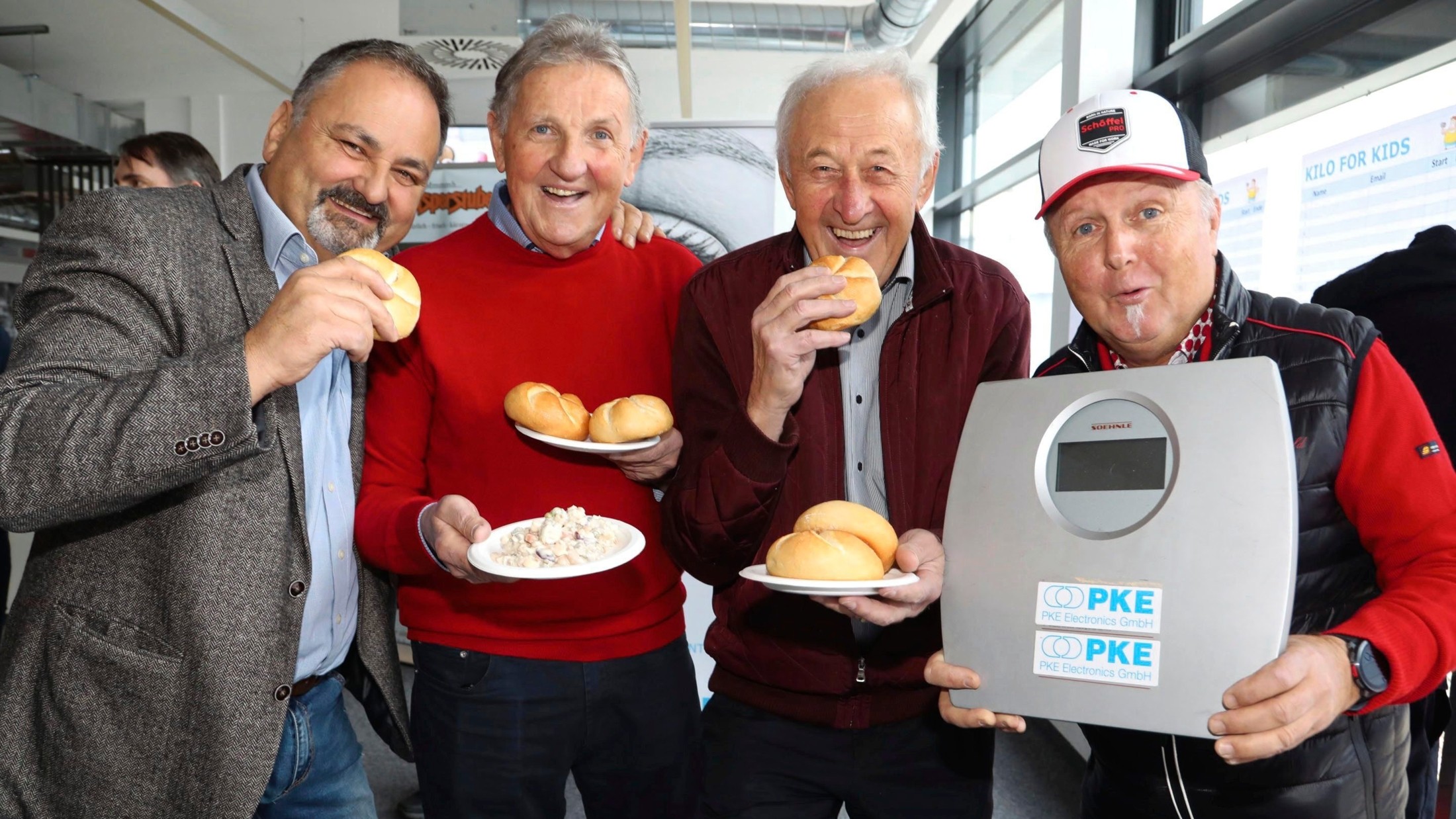 Adi Winkler, Hermann Klammer und Rudolf Schober sind auch wieder dabei