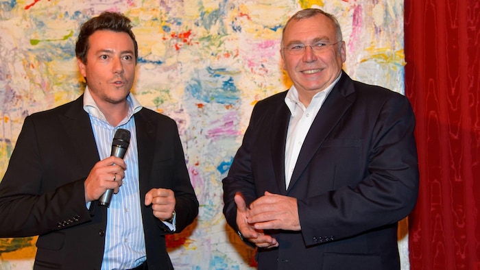 Ein Bild aus besseren Tagen: Signa-Gründer René Benko und Altkanzler Alfred Gusenbauer im Jahr ...