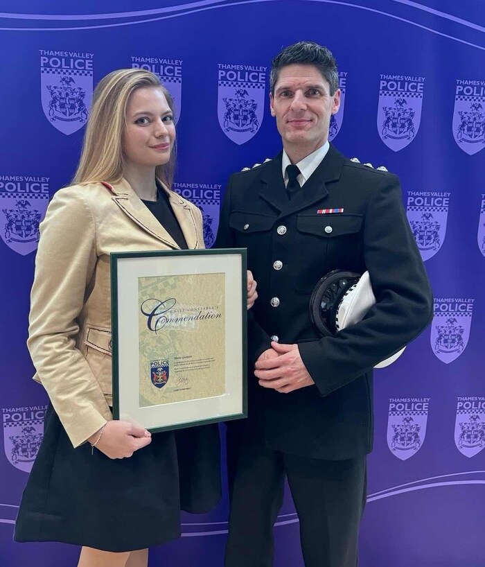 Marie Therese Gumpert was honored as a heroine.