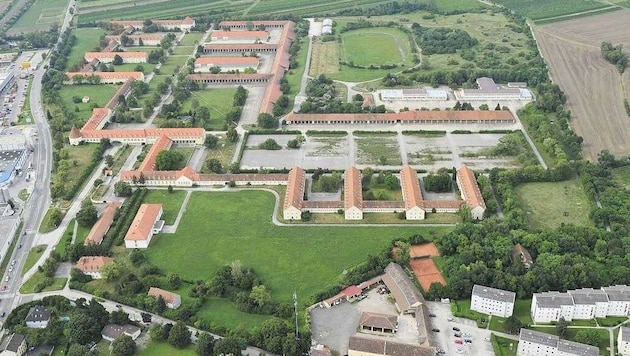 The Martinek barracks, which have been closed since 2013, are once again up for sale. (Bild: BMLV)