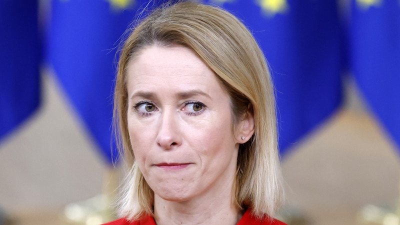 Auf Putins Liste: Estlands Regierungschefin Kaja Kallas (Bild: AFP/Ludovic MARIN)