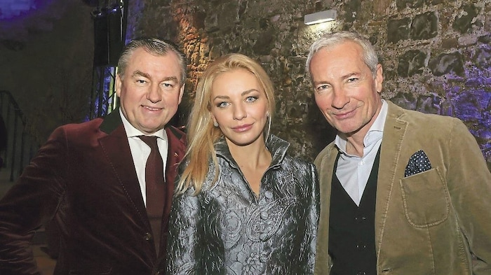 Toni Mörwald, Lidia Baich und Rainer Pariasek (v. li.).