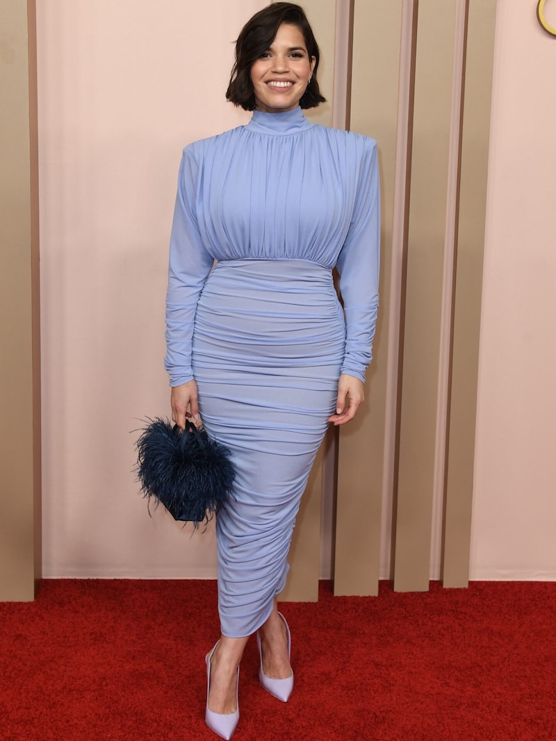 America Ferrera beim Nominees Luncheon (Bild: APA/AFP/Valerie MACON)