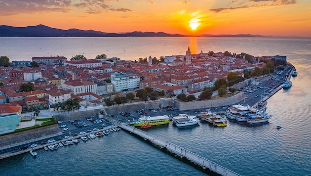 Traumhaft schönes Zadar bei Sonnenuntergang (Bild: Ivan Čorić)