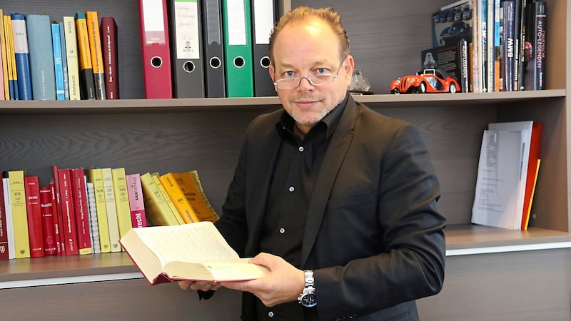 Lawyer Christoph Rappold from the law firm Reif und Partner in Graz (Bild: Christian Jauschowetz)