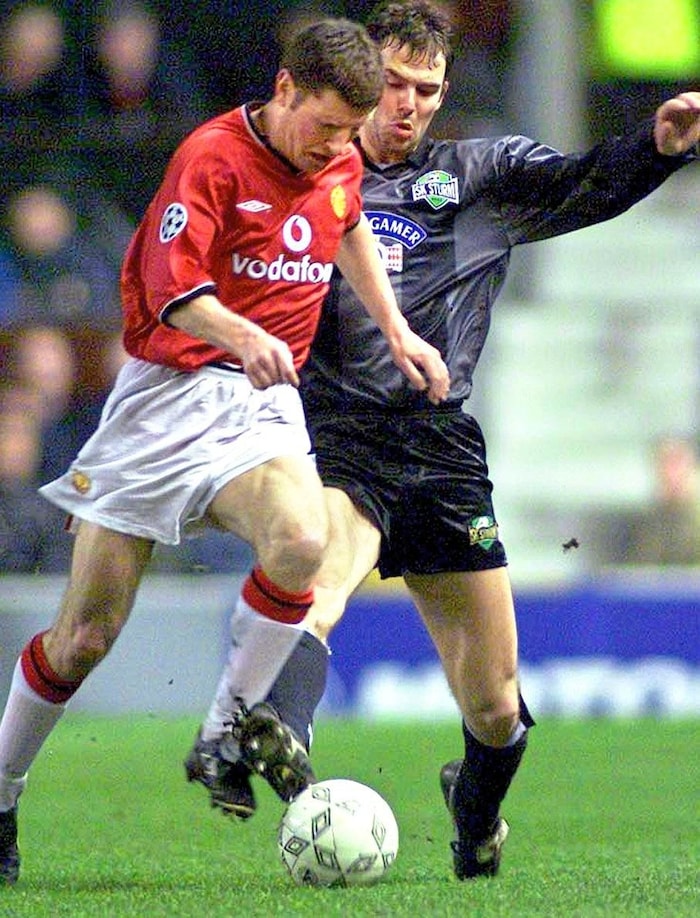 Mario Haas gegen ManUnited.