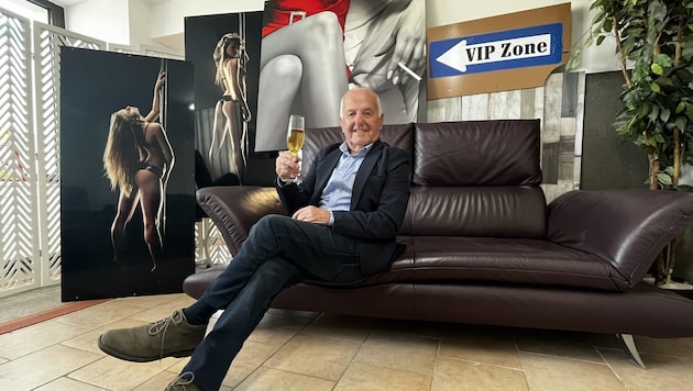 Der 86-jährige Adi Graf wird seinen Stripclub in Göpfritz an der Wild bald eröffnen dürfen. (Bild: René Denk)