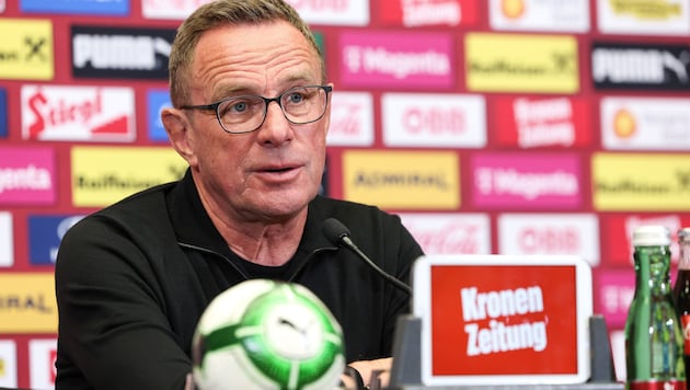 ÖFB-Teamchef Ralf Rangnick hat den Kader für die kommenden Nations-League-Partien bekanntgegeben. (Bild: GEPA pictures)