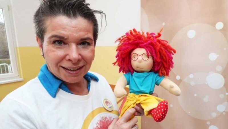 Uschi Zezelitsch mit ihrer Lillotti. (Bild: Judt Reinhard)