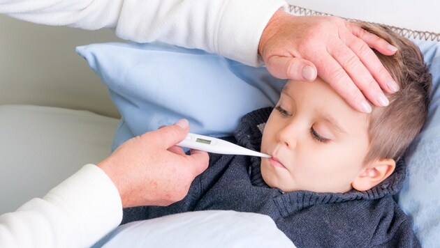 Viele (Klein-)Kinder mit RSV oder Influenza müssen momentan behandelt werden. (Bild: stock.adobe.com)