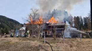 Das Ferienhaus in Noreia brannte fast völlig nieder.