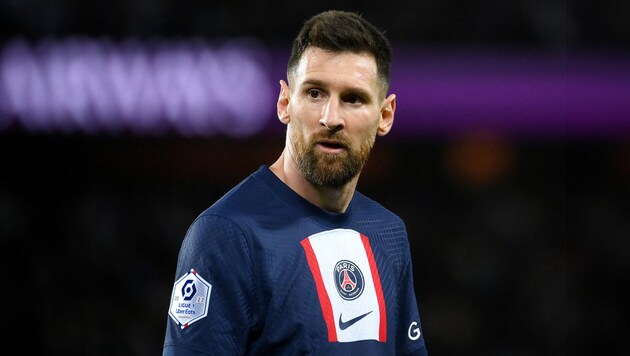 Von 2021 bis 2023 kickte Lionel Messi für PSG.