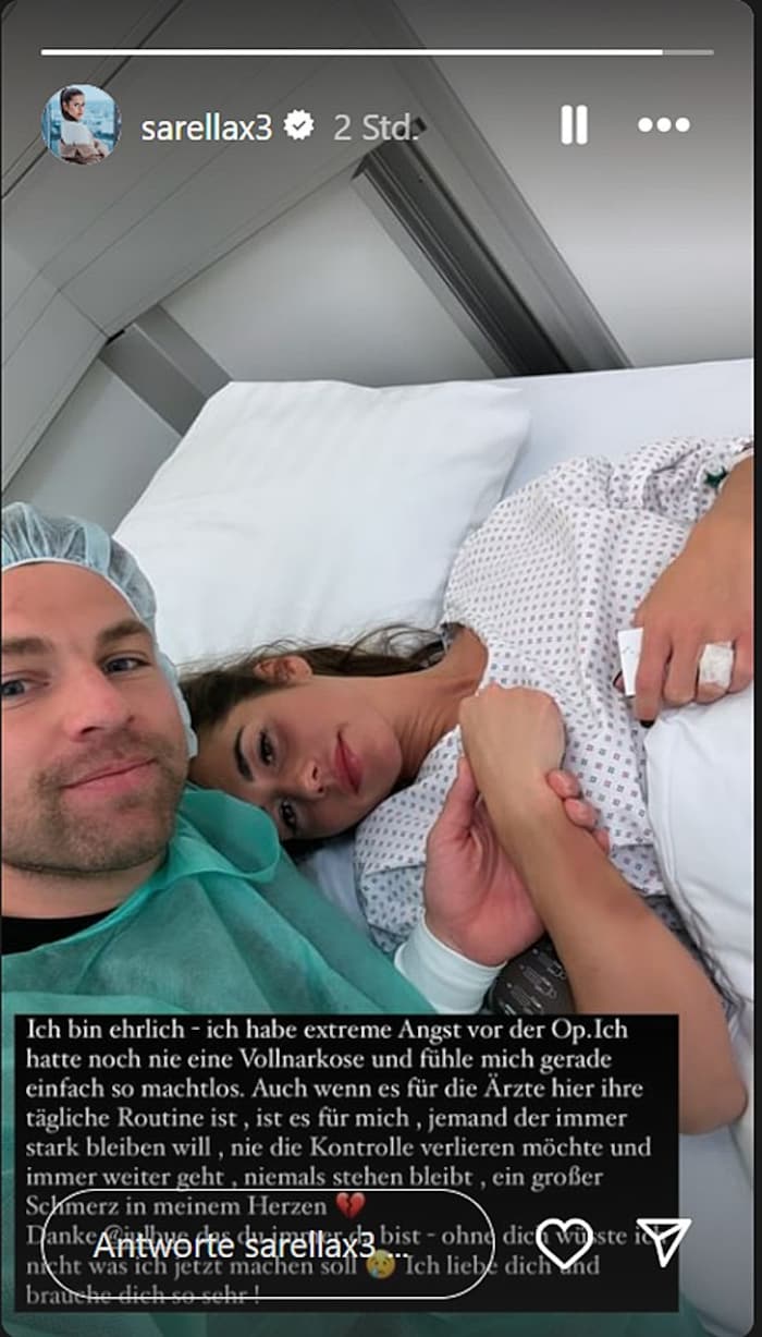 Vor der Operation gab sie offen zu, sich deshalb unglaublich zu fürchten.