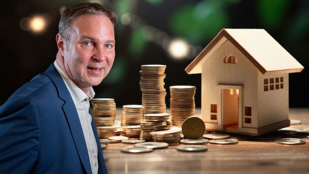 SPÖ leader Andreas Babler insists on the introduction of an inheritance tax. (Bild: APA/GEORG HOCHMUTH, Adobe Stock (KI-generiert), Krone kreativ)