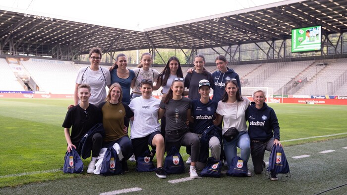 Der FC Stubai beim WSG Tirol.