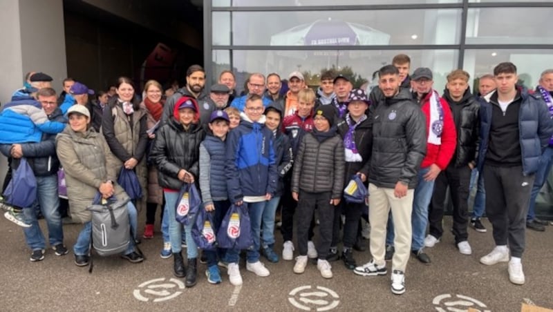 Der SV Ziersdorf konnte bei der FK Austria Wien hinter die Kulissen blicken. (Bild: Can Keles)