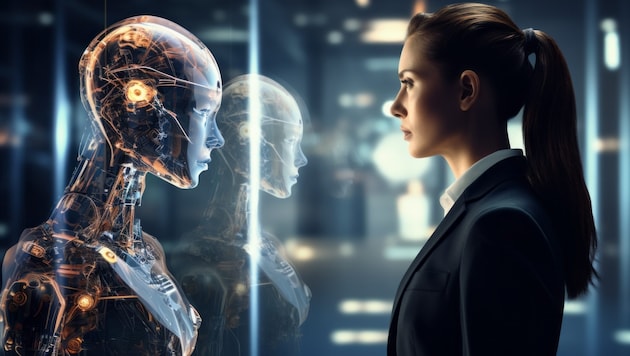 Welcome to a world with artificial intelligence - how will we deal with this new technology in the future? (Bild: top images - stock.adobe.com)