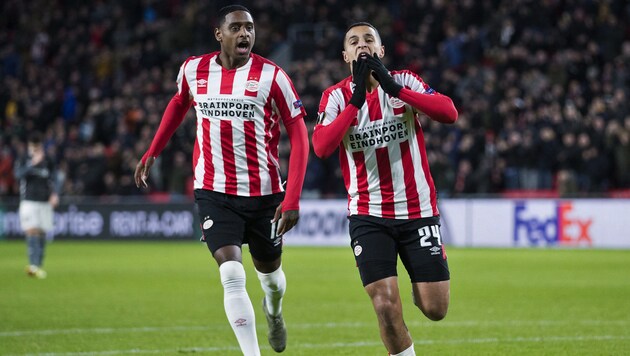 Mohamed Ihattaren (rechts) (Bild: APA/AFP/ANP/Marcel VAN HOORN)