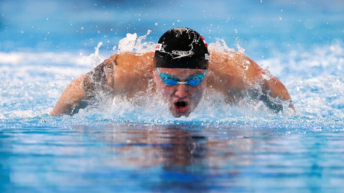 Simon Bucher: Weltranglistendritter über 100 m Delphin.