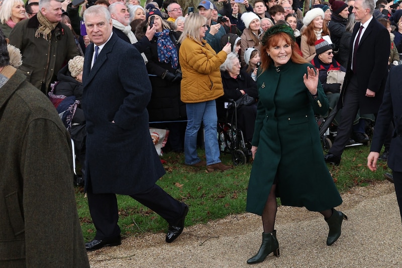 Das Ex-Paar pflegt immer noch ein gutes Verhältnis. Ferguson war sogar beim Weihnachtsgottesdienst im letzten Jahr wieder dabei. (Bild: APA/AFP/Adrian DENNIS)