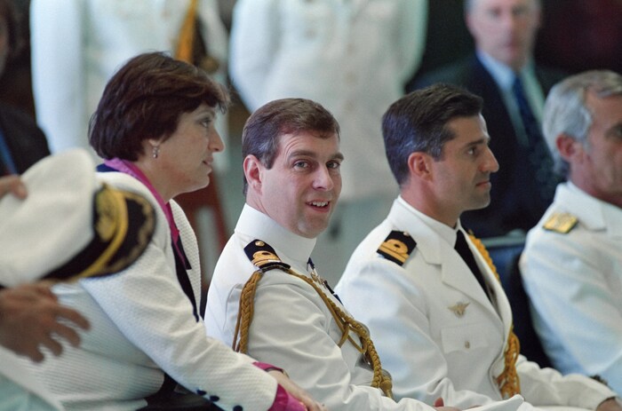 Prinz Andrew 1994 in Argentinien.
