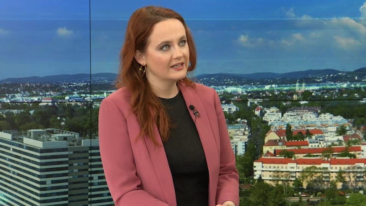 Wiener Gemeinderatsabgeordnete Laura Sachslehner (ÖVP) (Bild: krone.tv)