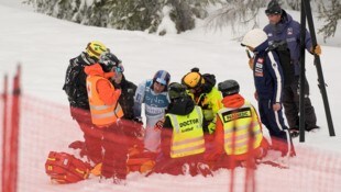 Adrian Smiseth Sejersted nach seinem Sturz. (Bild: APA/AFP/NTB/Stian Lysberg Solum)