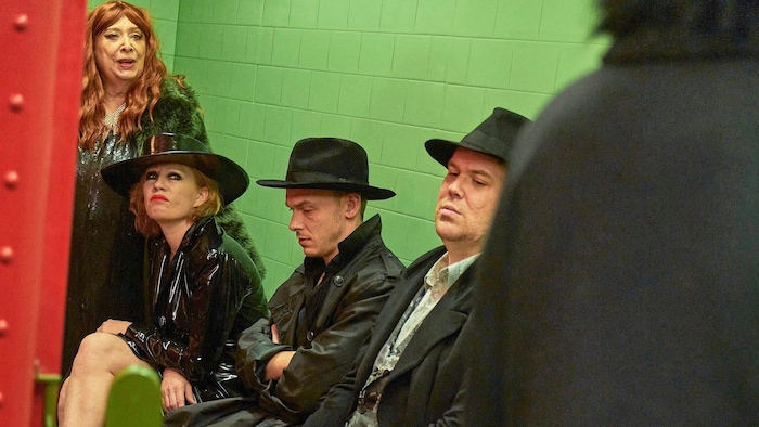 „Heldenplatz“ 2024 mit Inge Maux, Birgit Minichmayr, Franz Pätzold, Marcel Heuperman