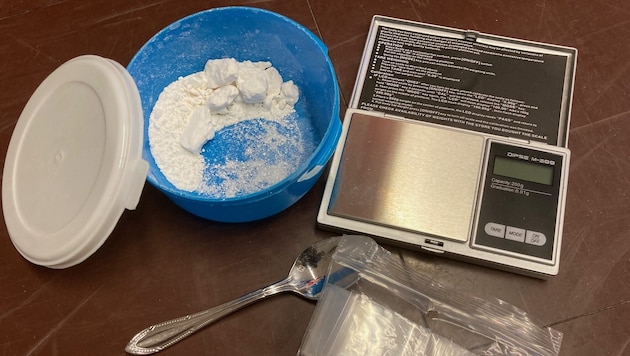 Kokaina została przejęta przez policję (Bild: Polizei OÖ)
