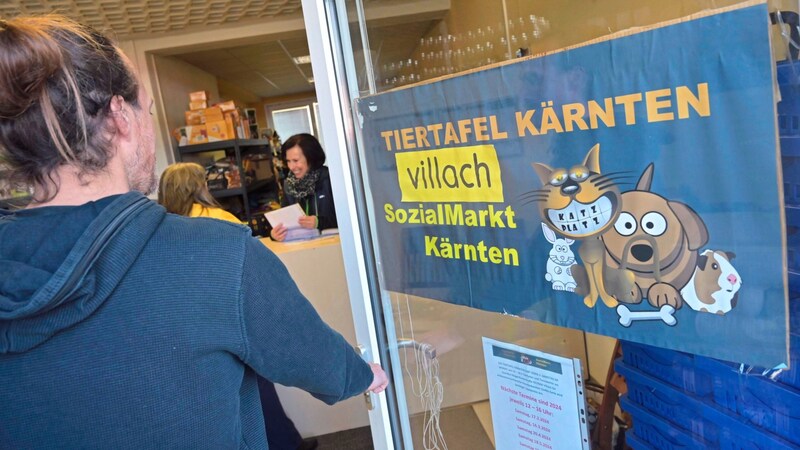 Die Tiertafel ist heute von 12 bis 16 Uhr geöffnet.  (Bild: EVELYN HRONEK)