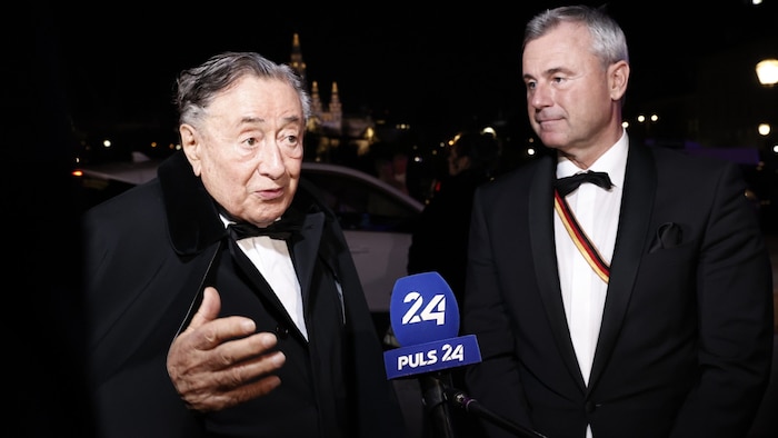 Norbert Hofer (re.) und Richard Lugner