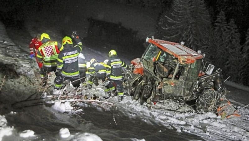 Der Familienvater fand den Tod beim Traktorabsturz (Bild: Thomas Zeiler)