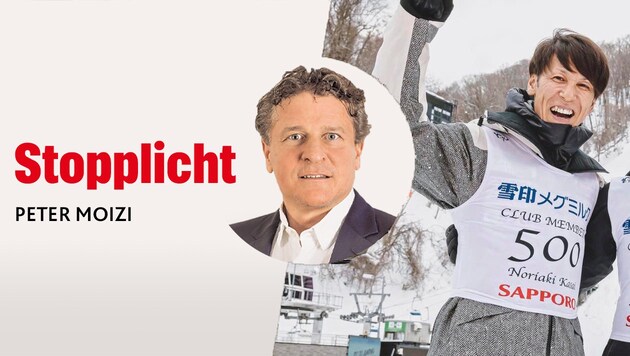 „Krone“-Sportchef Peter Moizi schreibt über „für immer junge“ Sporthelden wie Noriaki Kasai. (Bild: AP)