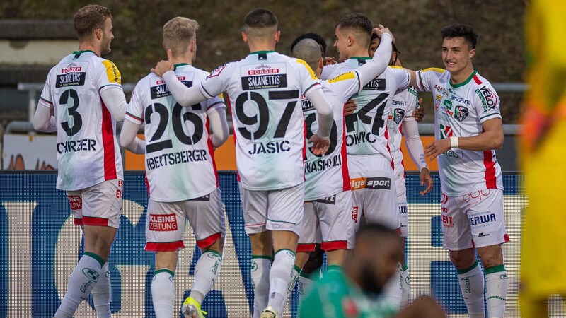 Wolfsberg spielte sich mit der WSG Tirol. (Bild: GEPA pictures)