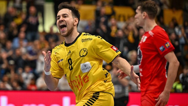 Jubel bei Sebastian Burger und Co. (Bild: GEPA pictures)