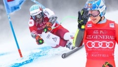 Im Kampf um die Super-G-Kugel konnte Vincent Kriechmayr (li.) auf Marco Odermatt Punkte gut machen.  (Bild: GEPA pictures)