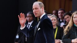 Prinz William kam dieses Jahr ohne Prinzessin Kate zu den BAFTA Awards in London. (Bild: APA/AFP/POOL/Adrian DENNIS)