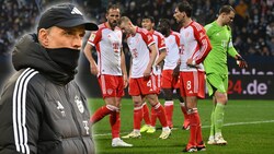 Der FC Bayern musste sich auch in Bochum geschlagen geben. Thomas Tuchel muss um seinen Job zittern. (Bild: APA/AFP/INA FASSBENDER/LUKAS BARTH)