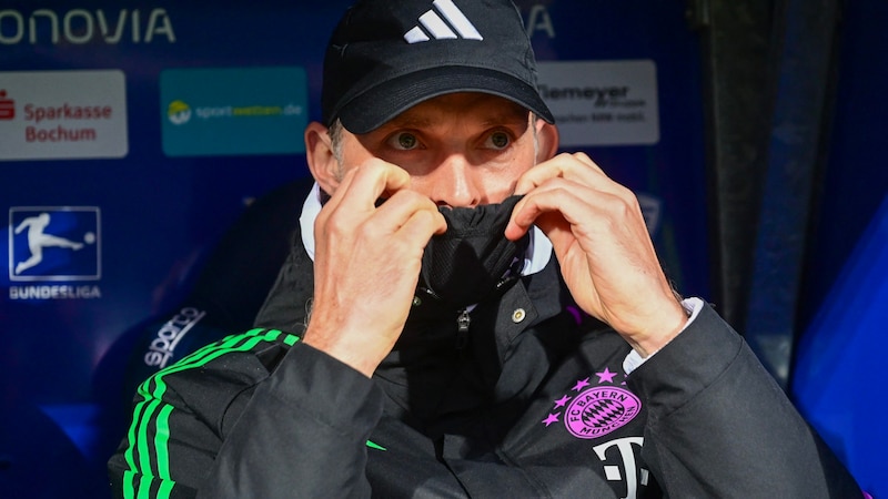 Thomas Tuchel muss nach drei Niederlagen in Folge um seinen Job zittern. (Bild: APA/AFP/INA FASSBENDER)