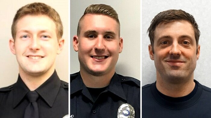 Two police officers and a paramedic were killed in the shooting attack.
