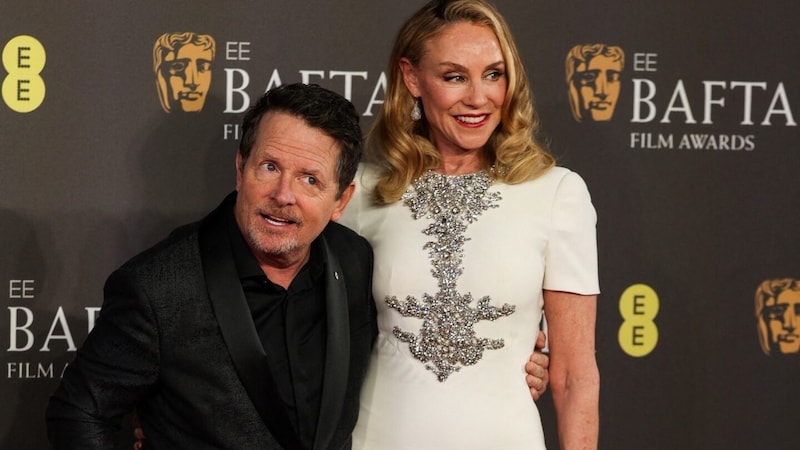 Michael J. Fox am roten Teppich der BAFTA Awards (Bild: APA/AFP/Adrian DENNIS)