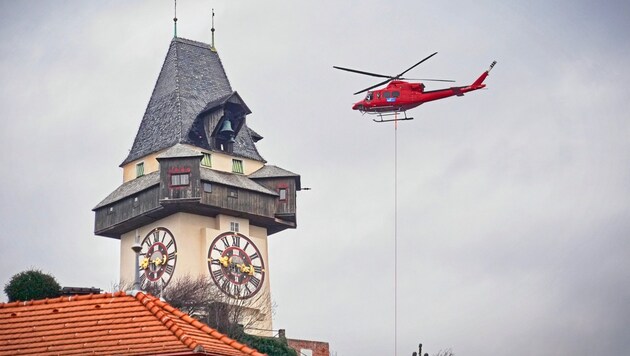 Spectacular photos from the Schloßberg. (Bild: Sepp Pail)